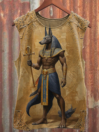 Men's Casual Ancient Printed Tank Top