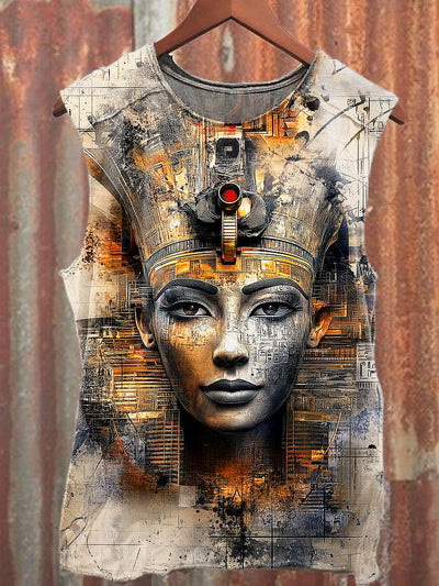 Men's Casual Egypt Printed Tank Top