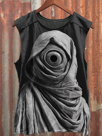 Men's Casual One-Eyed Printed Tank Top