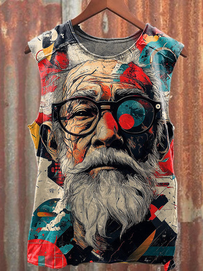 Men's Casual Printed Tank Top