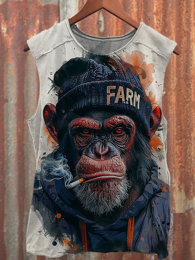 Men's Casual Printed Tank Top