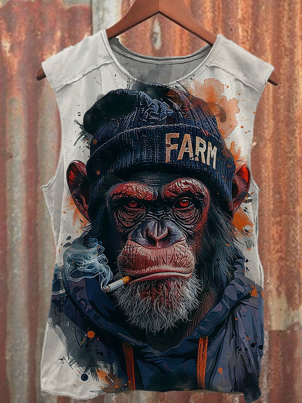 Men's Casual Printed Tank Top