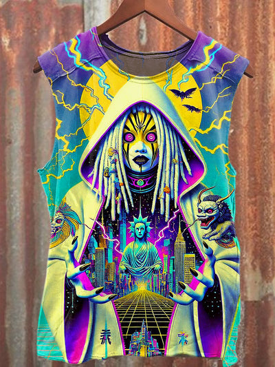 Men's Casual Printed Tank Top