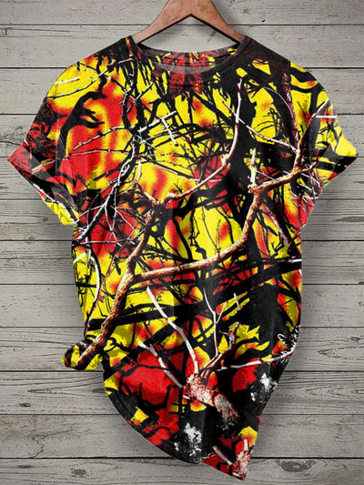 Gorgeous Graffiti Print Casual T-Shirt