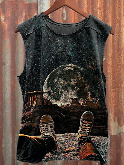 Men's Casual Printed Tank Top