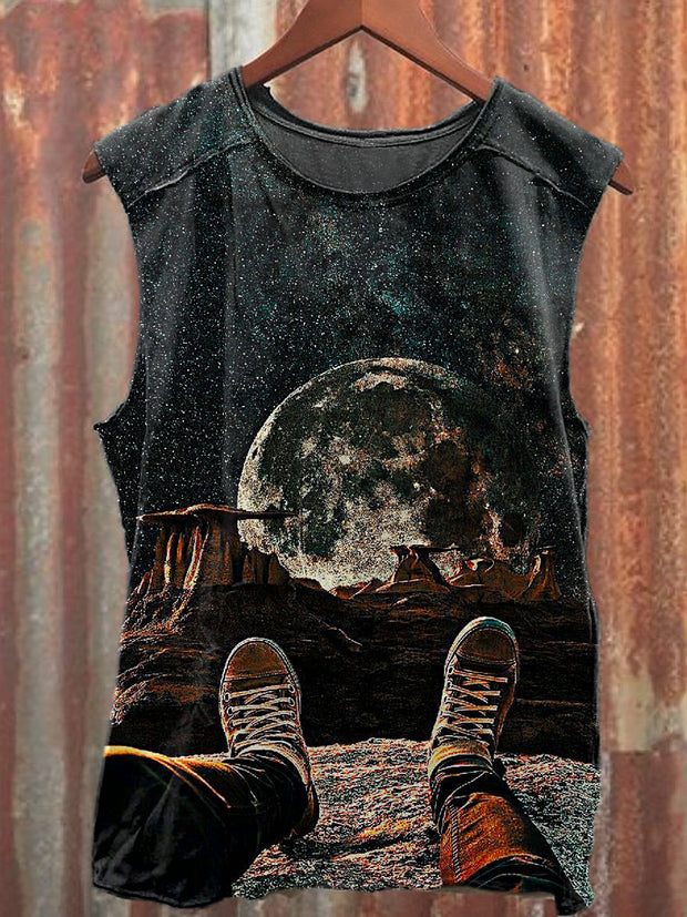Men's Casual Printed Tank Top