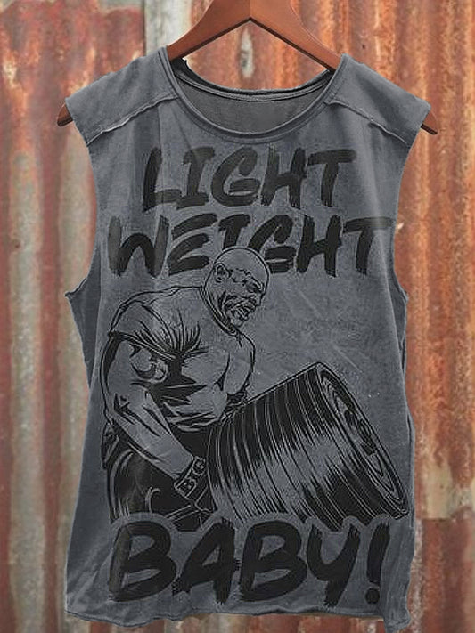 Men's Casual Weightlifting Printed Tank Top
