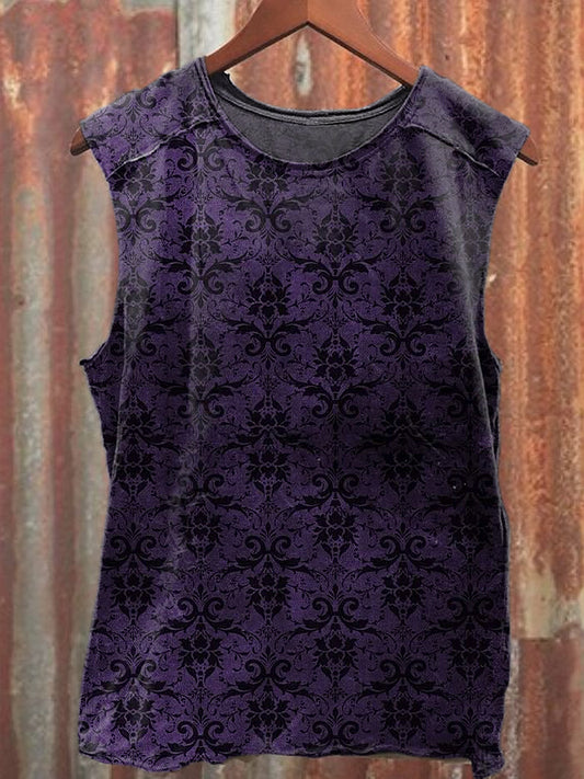 Men's Casual Vintage Printed Tank Top
