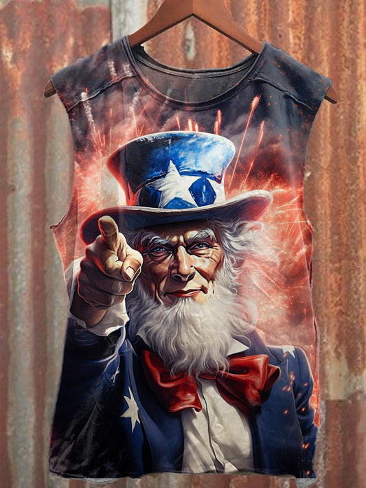 Men's Casual Magician Printed Tank Top