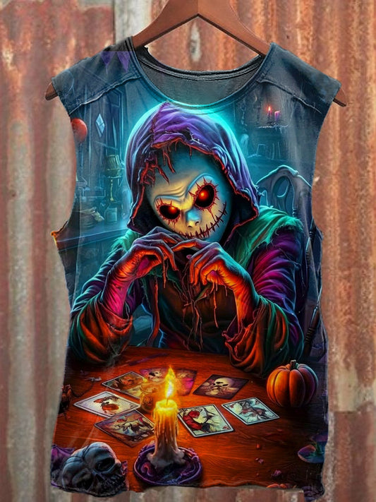Men's Casual Joker Printed Tank Top