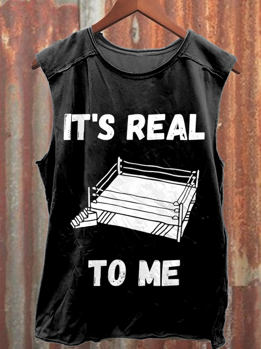 Men's Casual Printed Tank Top