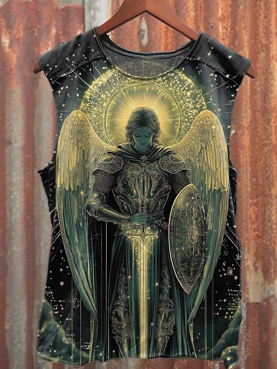 Men's Casual Fairy Tale Printed Tank Top