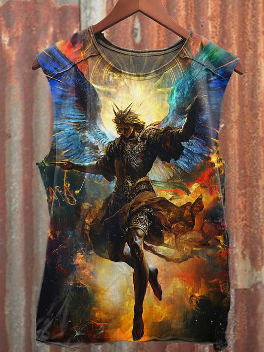 Men's Casual Fairy Tale Printed Tank Top