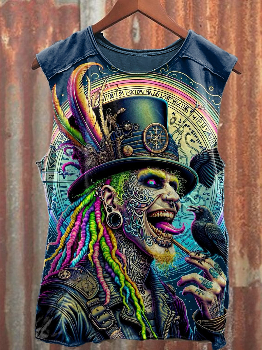 Men's Casual Joker Printed Tank Top