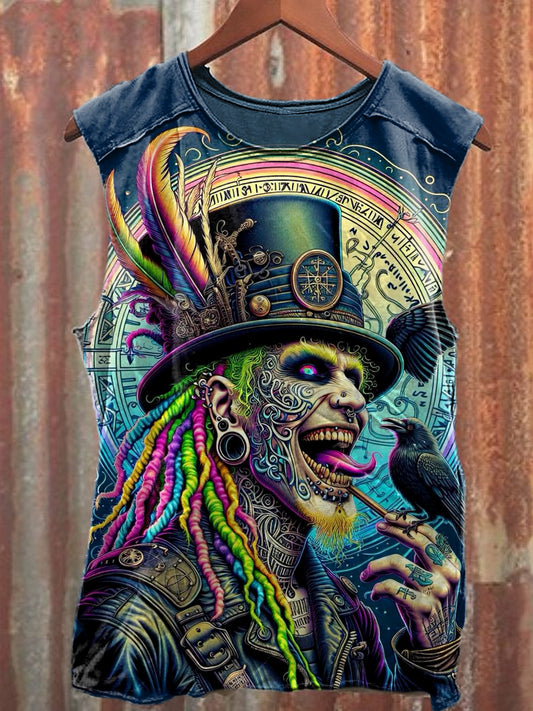 Men's Casual Joker Printed Tank Top