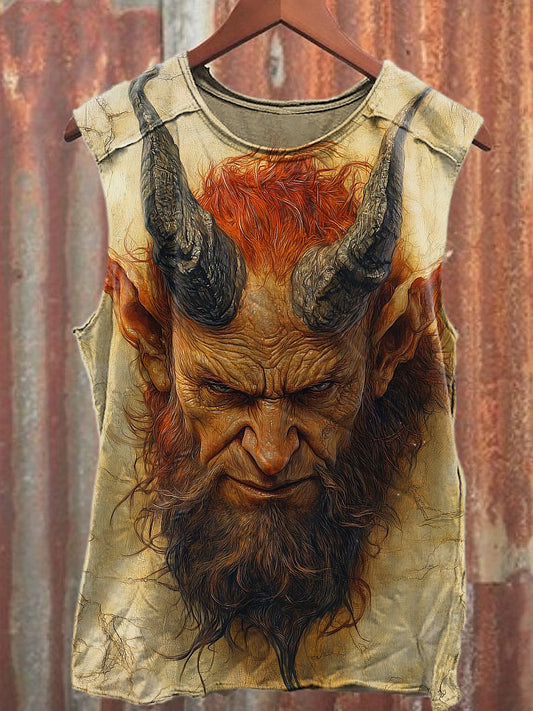 Men's Casual Mythology Printed Tank Top