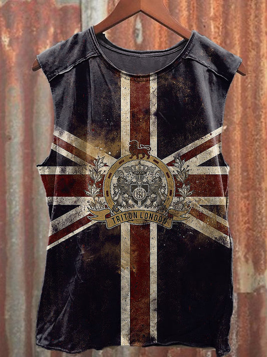 Men's Casual The United Kingdom Printed Tank Top