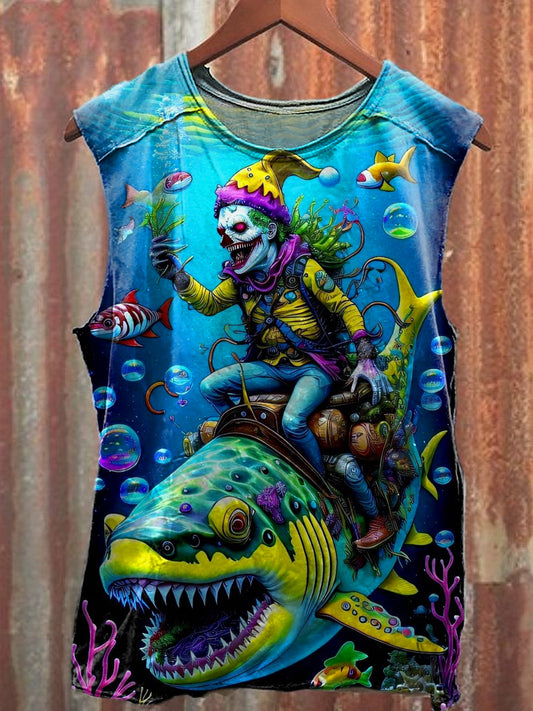 Men's Casual Joker Printed Tank Top