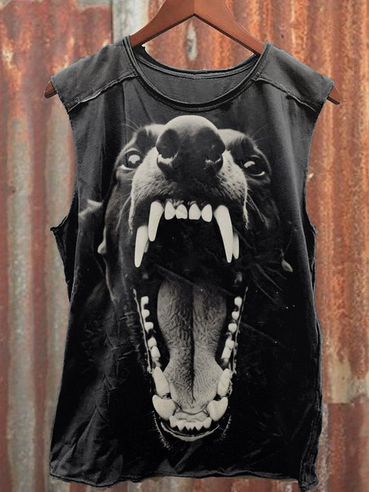 Men's Casual Roar Printed Tank Top