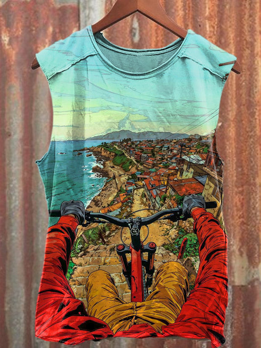 Men's Casual RIDE Printed Tank Top