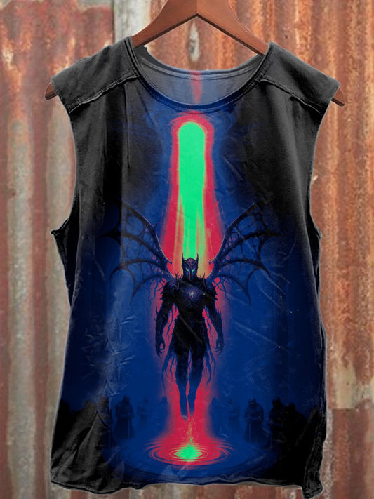 Fantasy World Print Cotton Tank Top