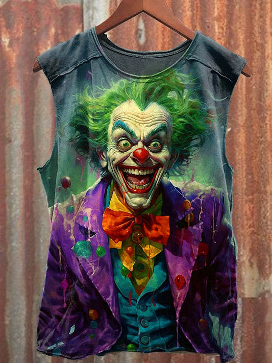 Men's Casual Joker Printed Tank Top