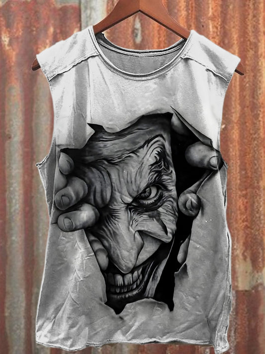 Men's Casual Joker Printed Tank Top