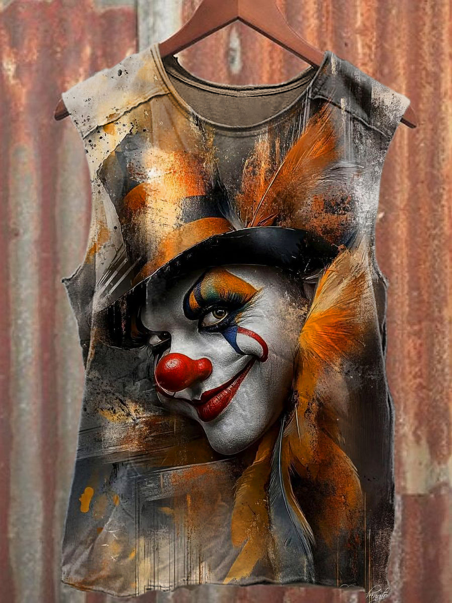 Men's Casual Joker Printed Tank Top