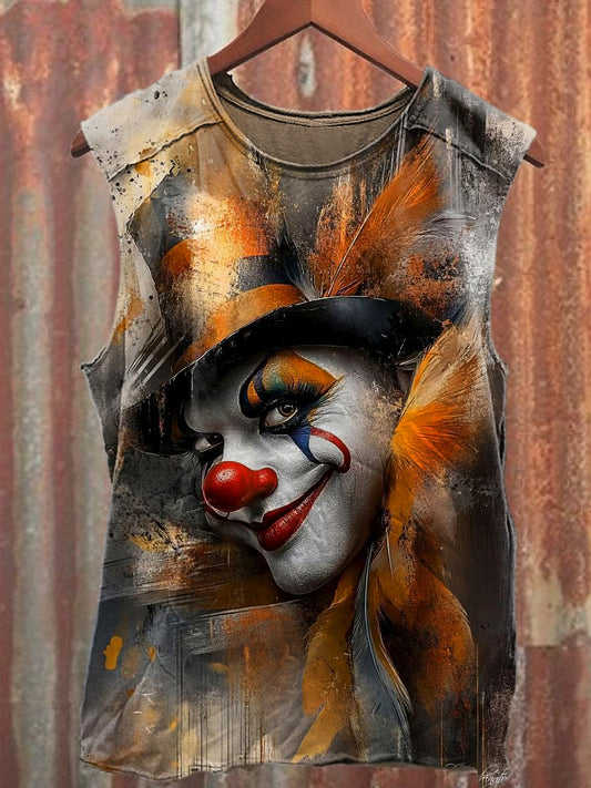 Men's Casual Joker Printed Tank Top
