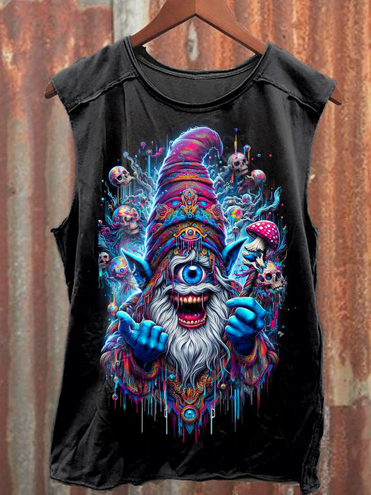 Men's Casual Magical Printed Tank Top
