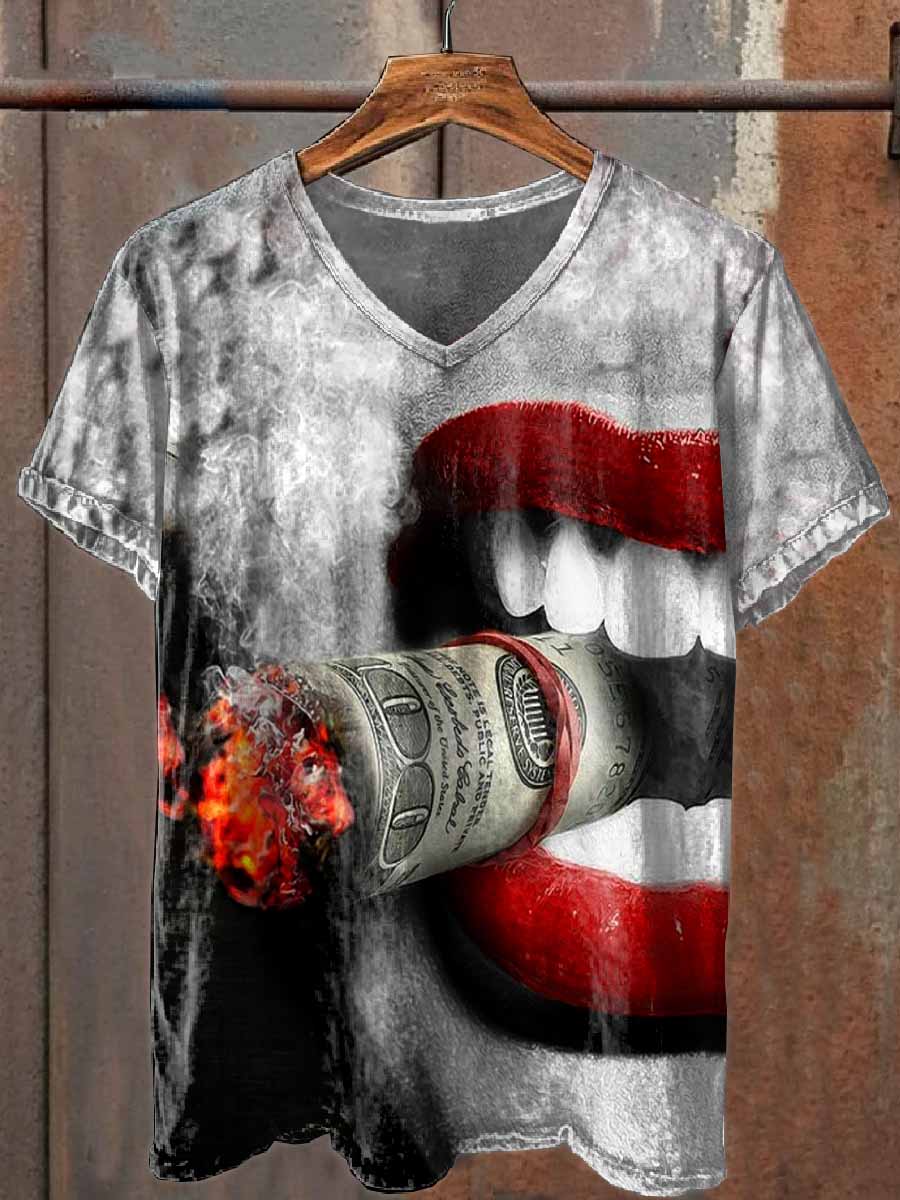 Retro Graffiti Print Casual Pure Cotton Tank Top
