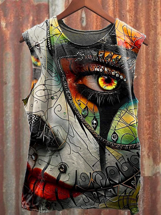 Men's Casual Joker Printed Tank Top