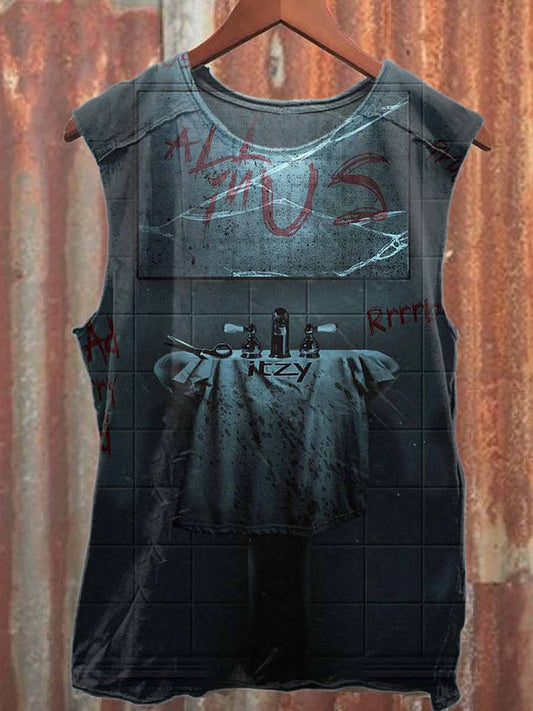 Vintage Crime Investigator Casual Cotton Tank Top