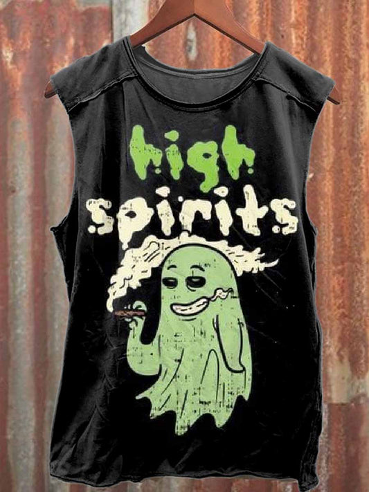 Men's Printed Casual Cotton Tank Top