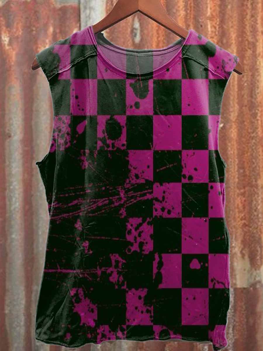 Men's Printed Casual Cotton Tank Top