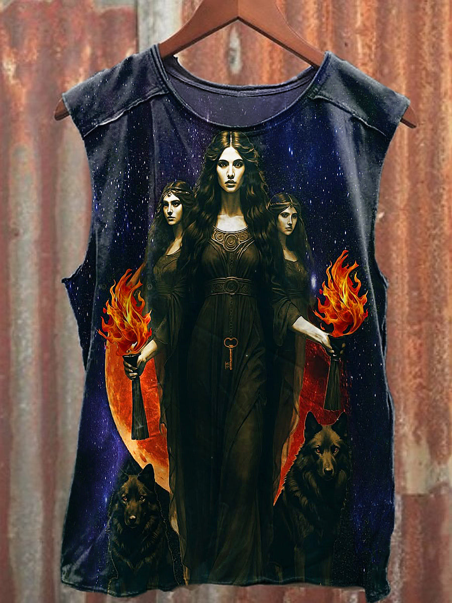 Men's Casual Hecate Printed Tank Top