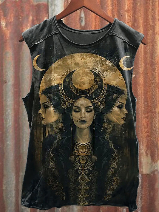 Men's Casual Hecate Printed Tank Top