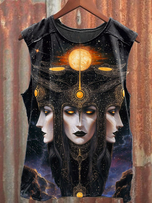 Men's Casual Hecate Printed Tank Top