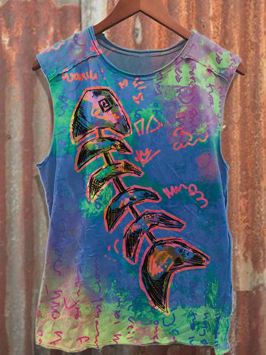 Men's Casual Printed Tank Top
