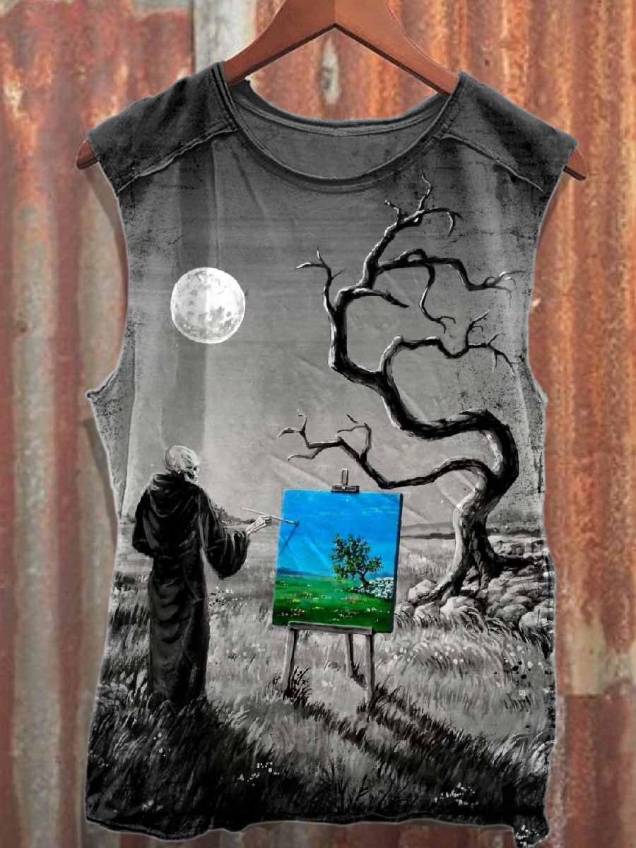 Men's Casual Printed Tank Top