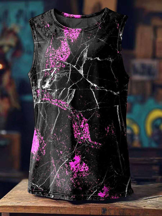 Fashion Graffiti Art Print Casual Tank Top