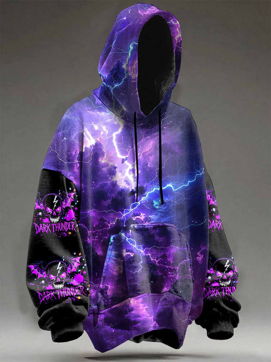 Unisex Vintage Art Skull Hoodie Sweatshirt