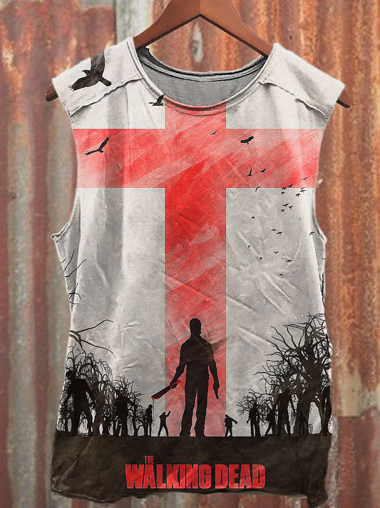 Men's Casual The Walking Death Printed Tank Top