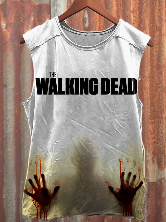 Men's Casual The Walking Death Printed Tank Top