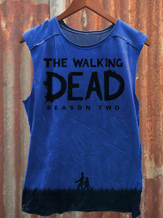 Men's Casual The Walking Death Printed Tank Top