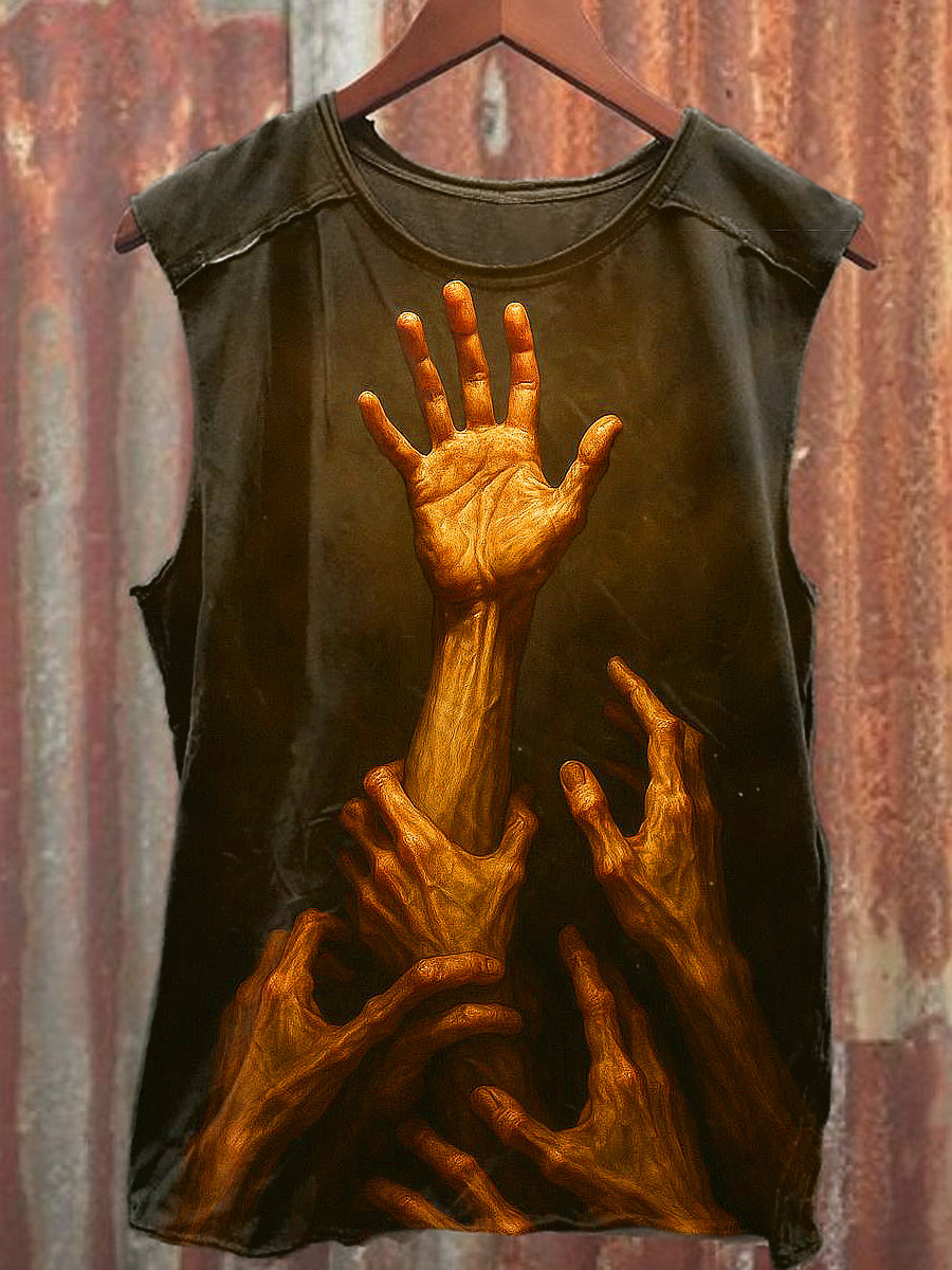Men's Casual The Walking Death Printed Tank Top