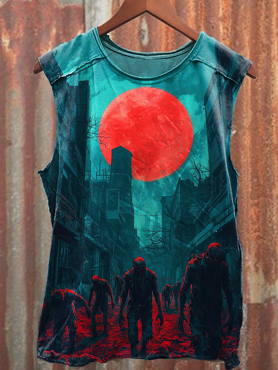 Men's Casual The Walking Death Printed Tank Top