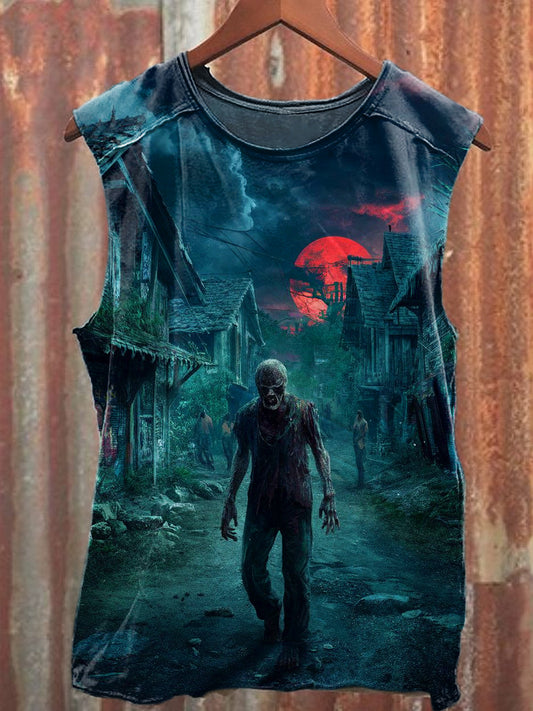 Men's Casual The Walking Death Printed Tank Top