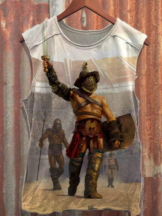 Men's Gladiator Loose Cotton Tank Top