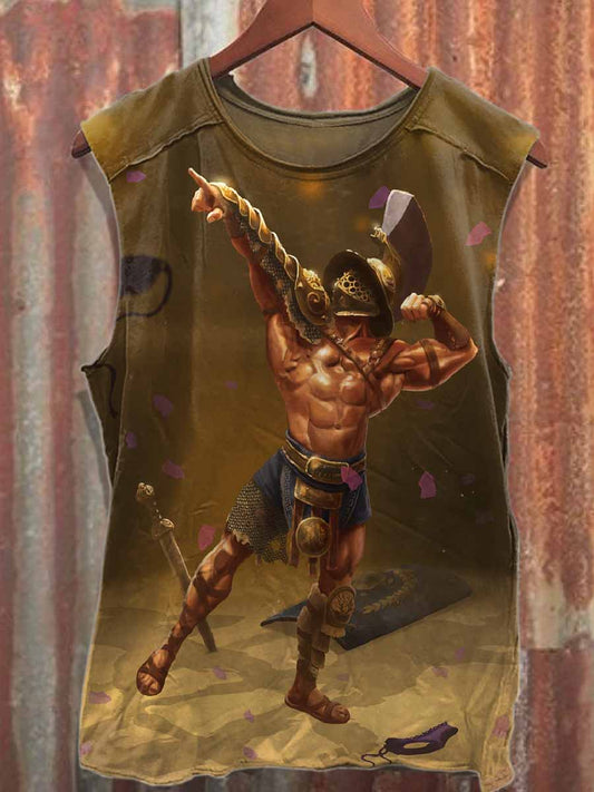 Men's Gladiator Loose Cotton Tank Top